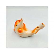 Свистулька Дельфин оранжевый оптом
