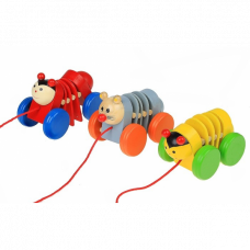Детская игрушка каталка на веревочке